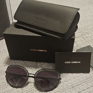Dolce & Gabbana Elegant Black Sunglasses